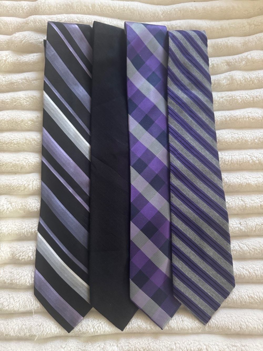 Men’s Silk Tie Set - Four Pattern Mix